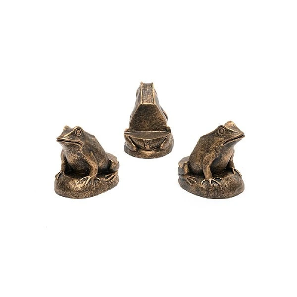 Jardinopia Plant Pot Feet Bronze Frog - Set Of 3 - Image 3