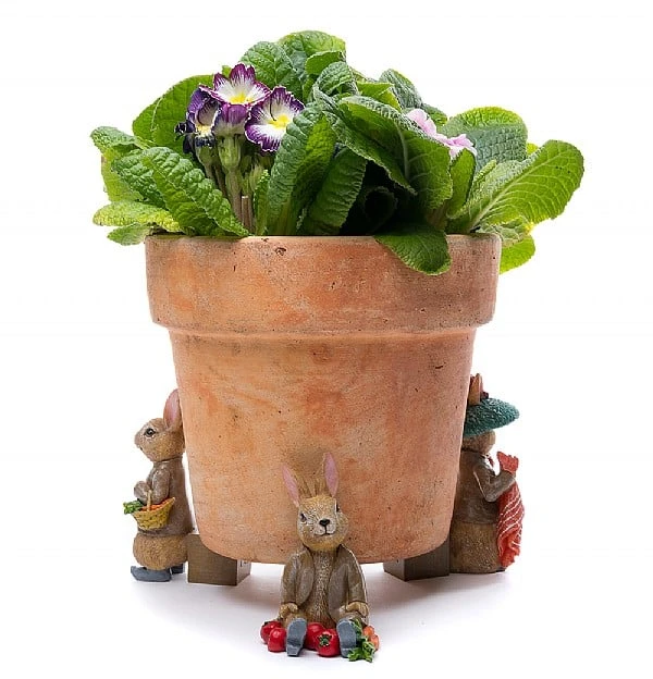 Jardinopia Beatrix Potter Benjamin Bunny Plant Pot Feet - Set Of 3